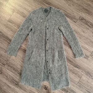 Eileen Fisher Fuzzy Long Cardigan
